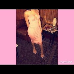 MIDI sleeveless dress